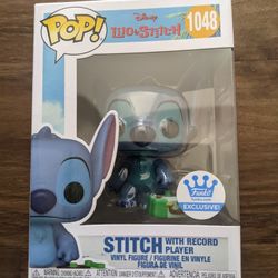 Stitch With Record Player Funko Exclusive