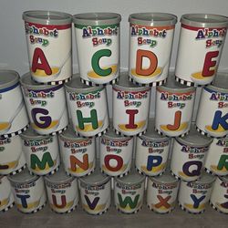 Alphabet Soup Learning Words Animals Objects
