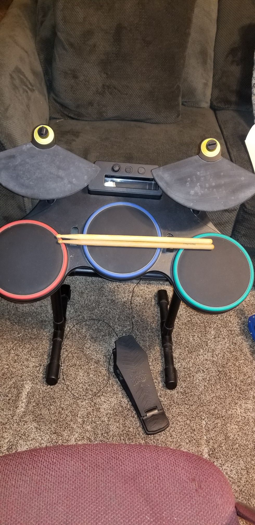 Wii Drum Set for Rock Band