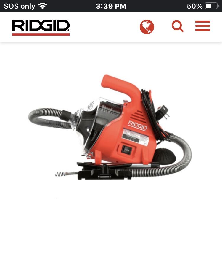 RIGID DRAIN AUGER- NEW! $100