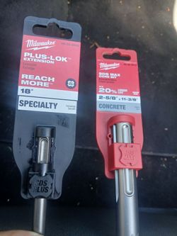 Milwaukee SDS Max Core Bit & an 18" Plus-Lok Extension