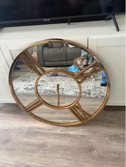 Z Gallerie gold clock
