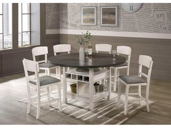 Conner Chalk & Gray Counter Height Set