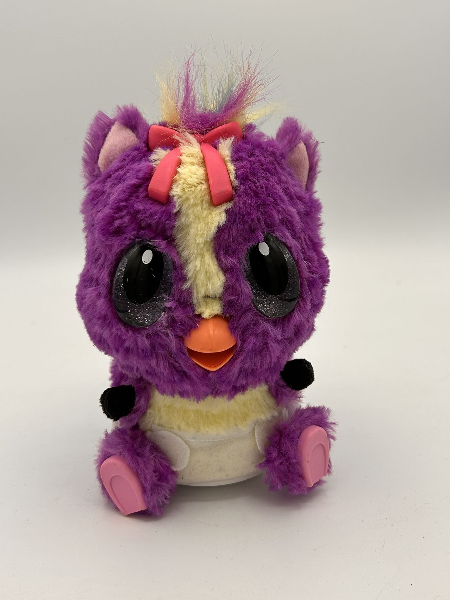 Hatchimals Hatchibabies Purple Ponette Baby Bird Interactive Talks Lights Works