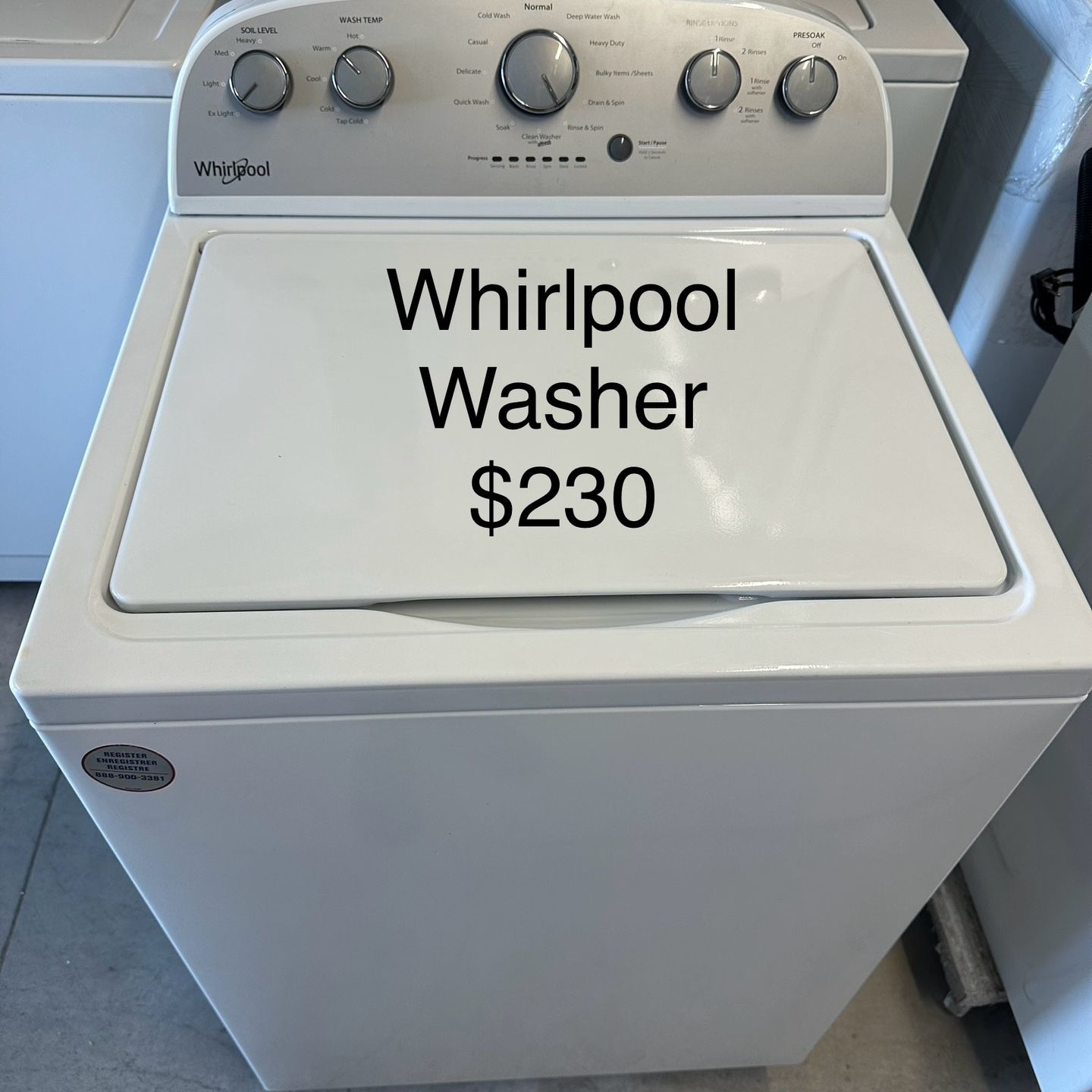 Whirlpool Washer 