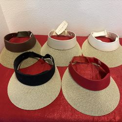 Set Of 5 Visors - Sun Hats - $5 Each Or $15 For ALL - Simi valley