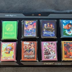 ONE PIECE Card Game Official Card Sleeve Set of 10 Bandai Japan New Unopened