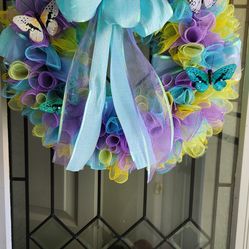 Butterfly Spring Wreath