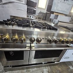 48" JENN AIR GAS RANGE STAINLESS STEEL 