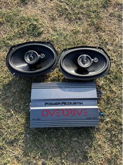 Amplifier & Speakers 6x9 Combo