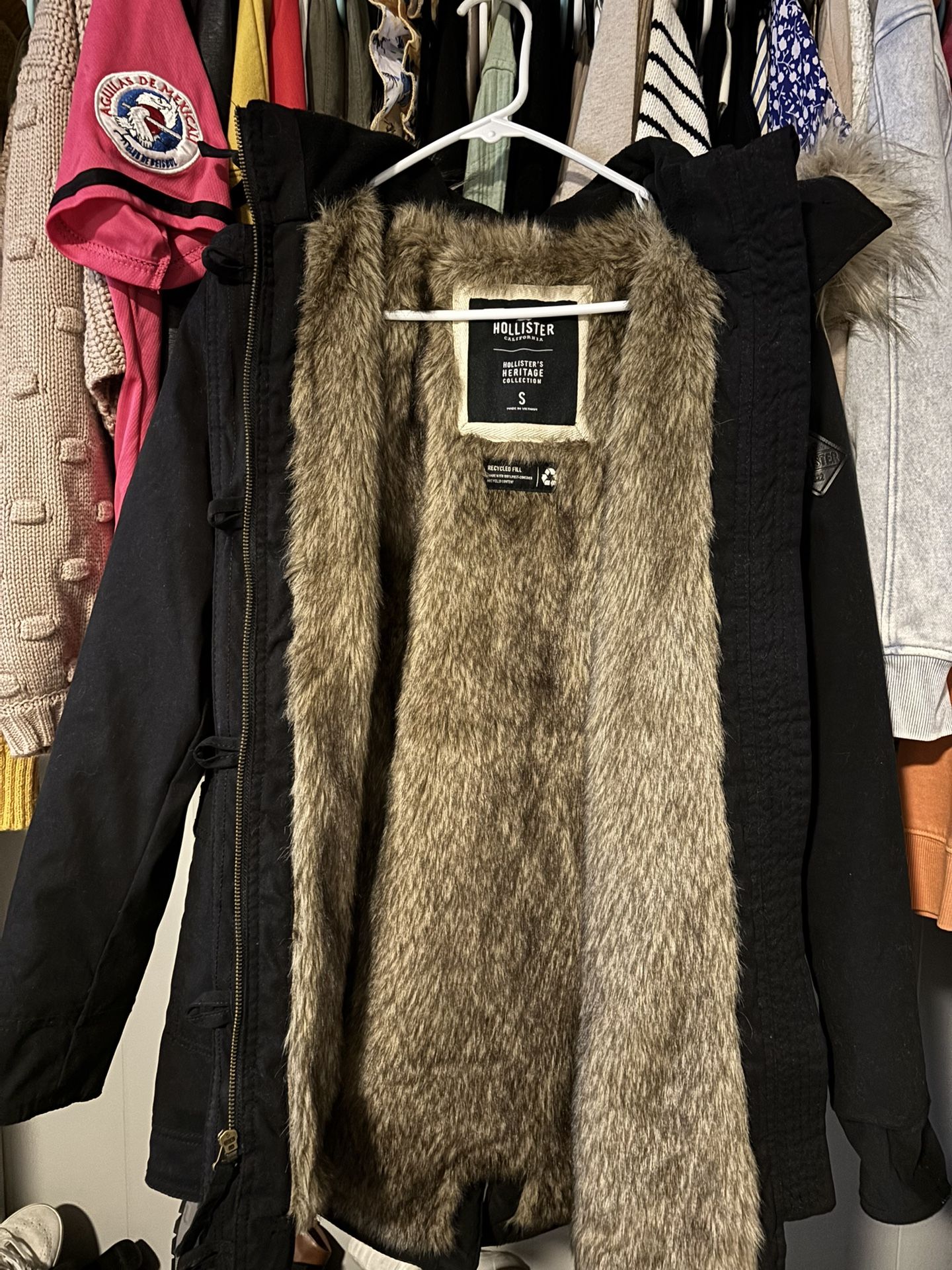 Faux Fur-Lined Parka 