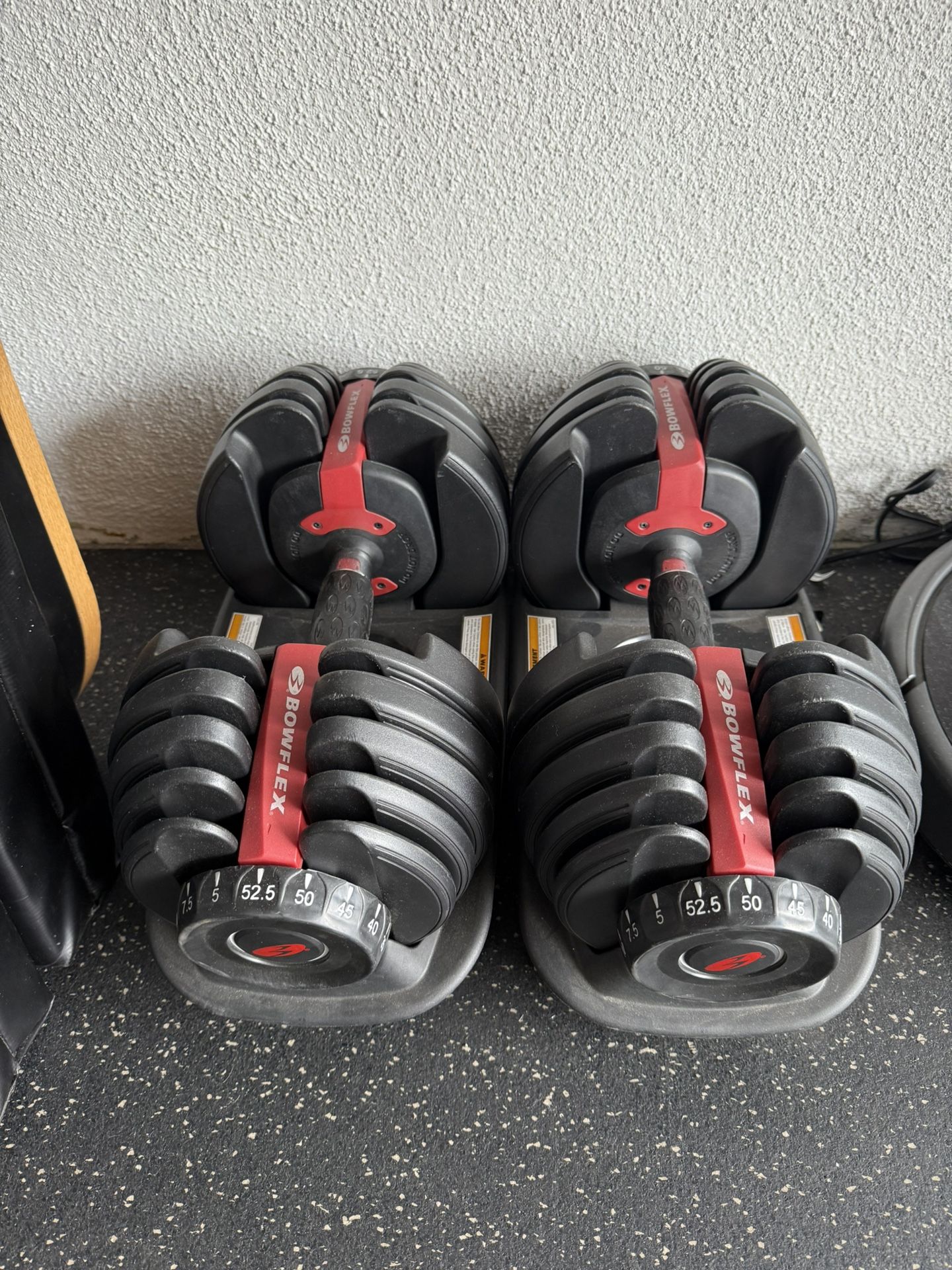 Bowflex dial up Dumbbells 52.5lbs