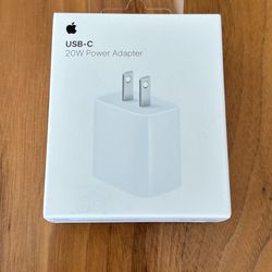 Brand New Apple 20W Power Adapter (USB-C)
