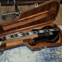 Peavey Guitar, Strap, Case And Amp