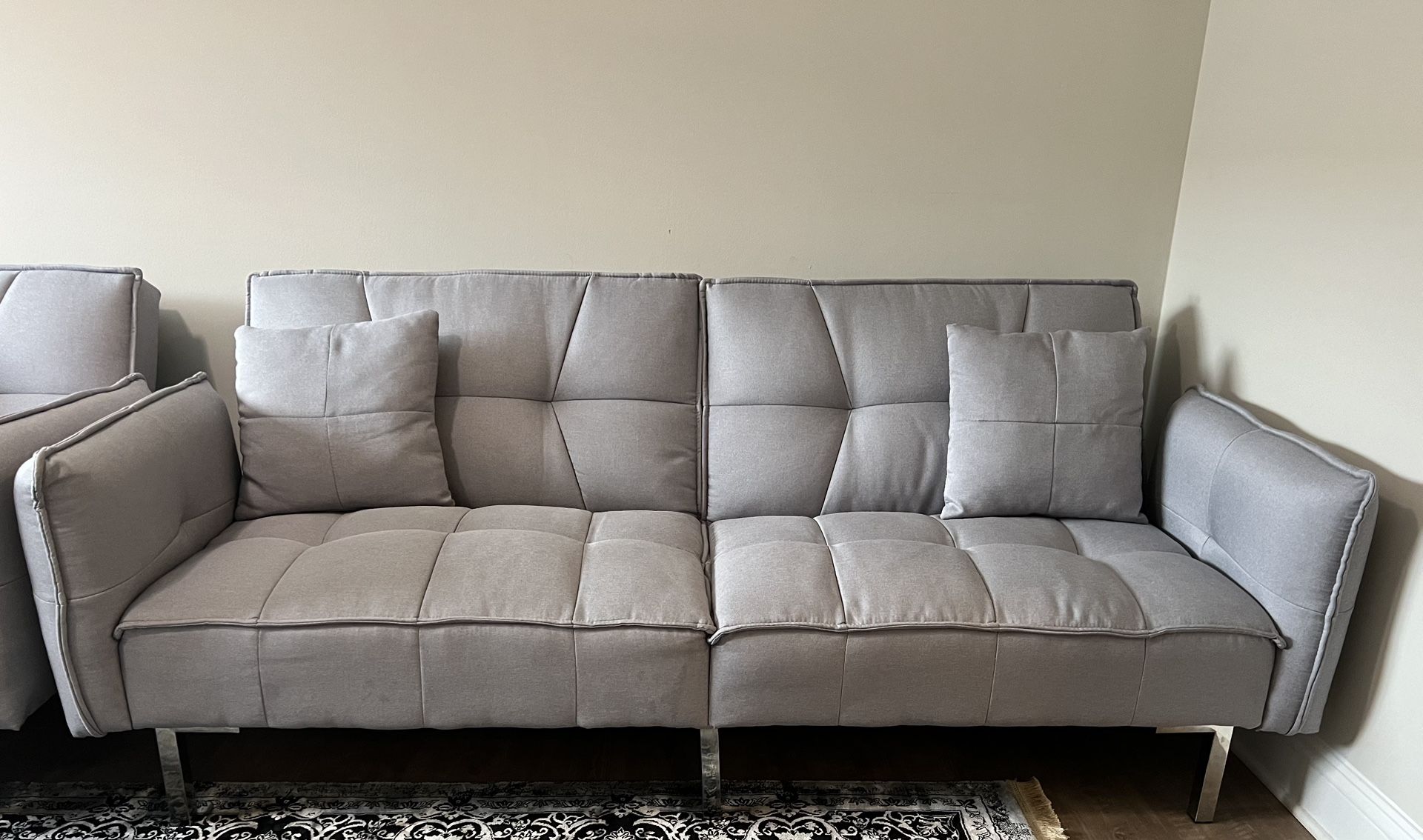 Three Fabric Sofa Bed