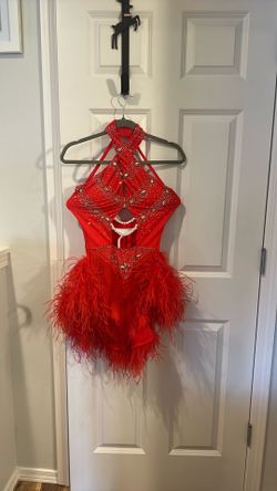 Red dance costume