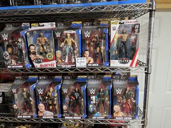 Mix Bag Of Nib Wrestling Figures Stating At $15 And Up
