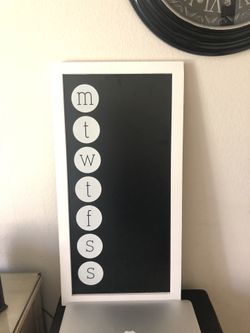 Chalkboard organizer (2)