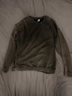 H&M Divided Faded Black Crewneck Sweatshirt