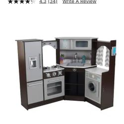 KidKraft Ultimate Corner Play Kitchen with Lights & Sounds