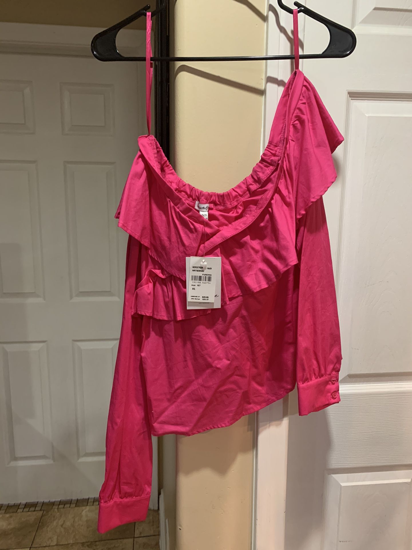 Nordstrom rack fuchsia blouse