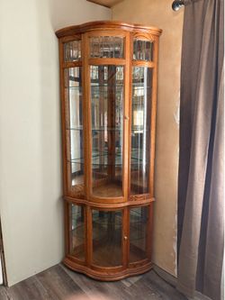 Corner Curio Cabinet