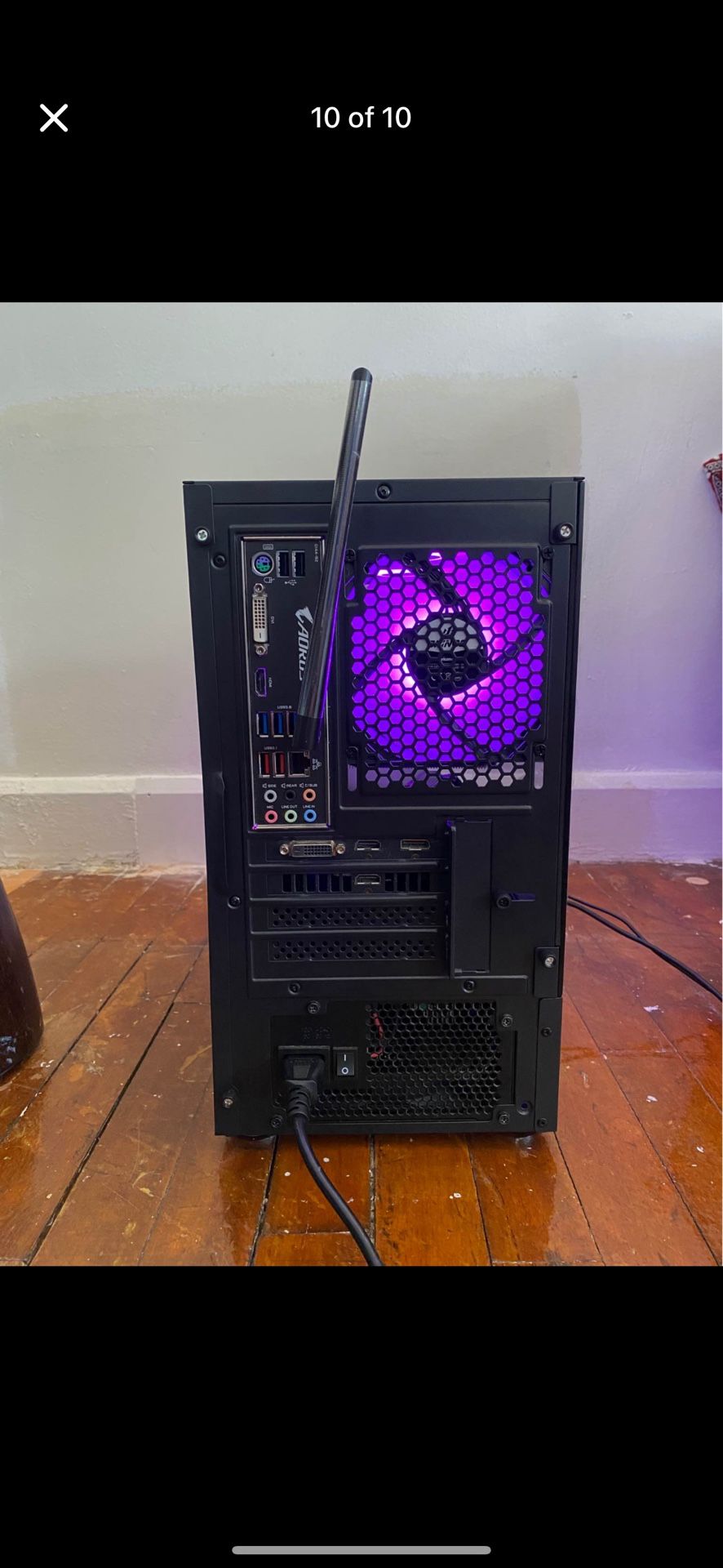 Newly built gaming computer
