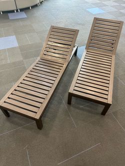 Wood Lounge Chairs