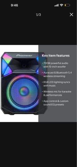 Pioneer speaker