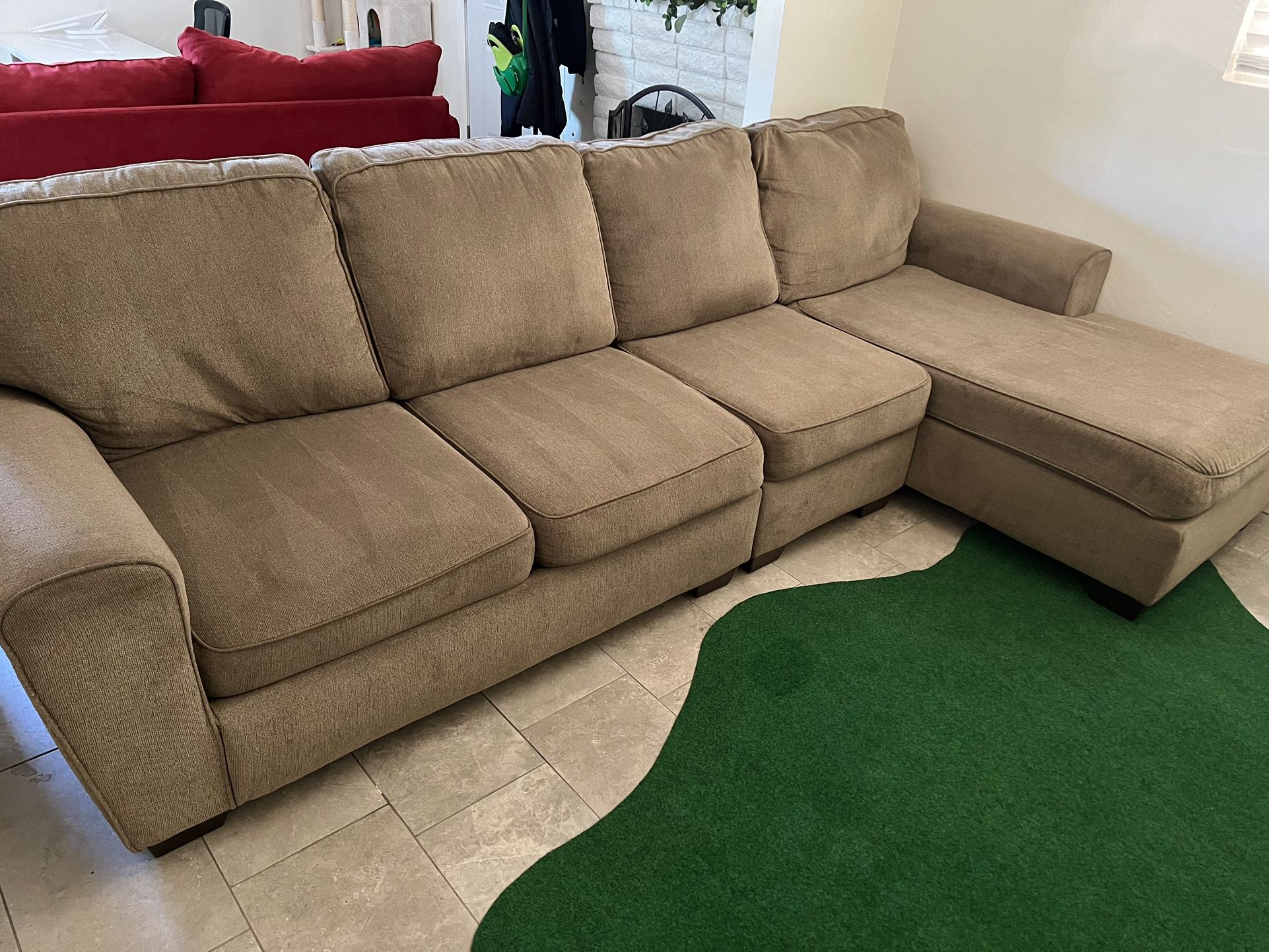 Tan Sectional Sofa