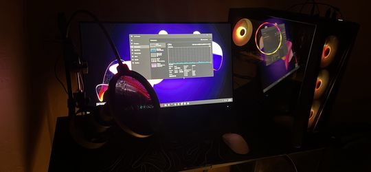 🎮 iBUYPOWER Gaming Setup – 180Hz Monitor, Logitech Superlight, Fifine Mic – Ready to Play!