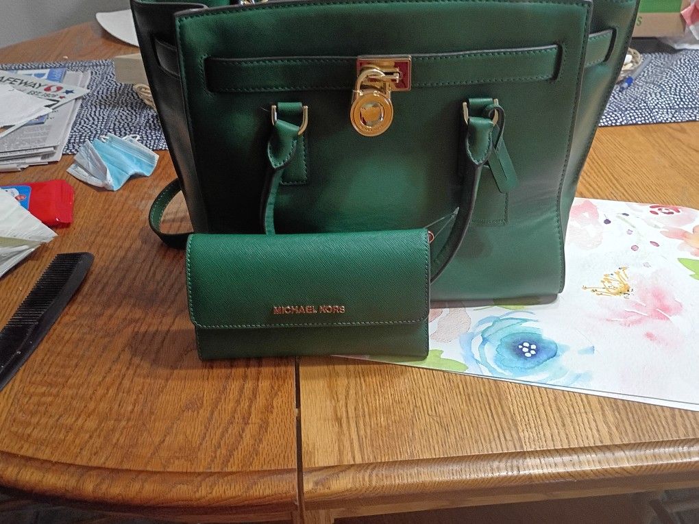 Michael Kors Handbag W/ Matching Wallet