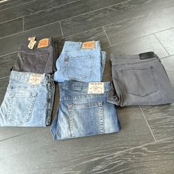 5 Pair Of Men Jeans Size 40 