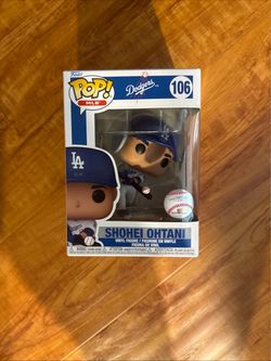 Funko Pop! MLB Dodgers Shohei Ohtani (Home) Vinyl Figure #106 w/Protector