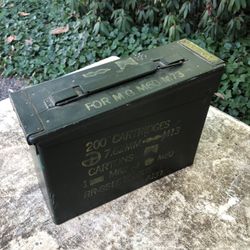 Vintage Army Ammonium Box