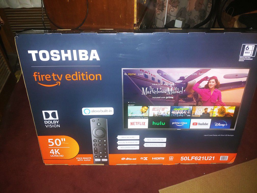 Toshiba 50" 4k fire tv
