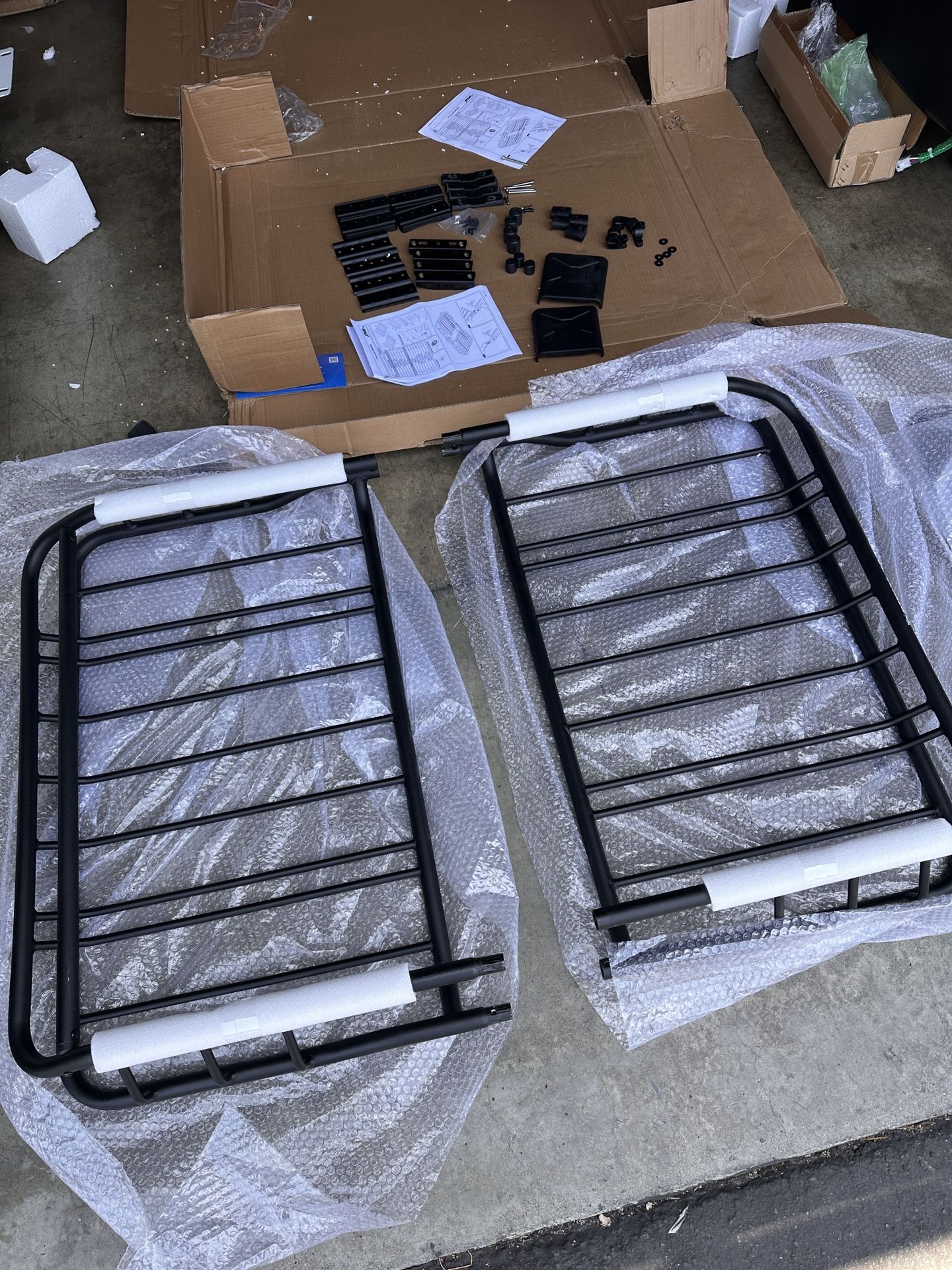 Rhino Rack X Tray RMCB01 Small Roof Cargo Basket Black Powder Coated