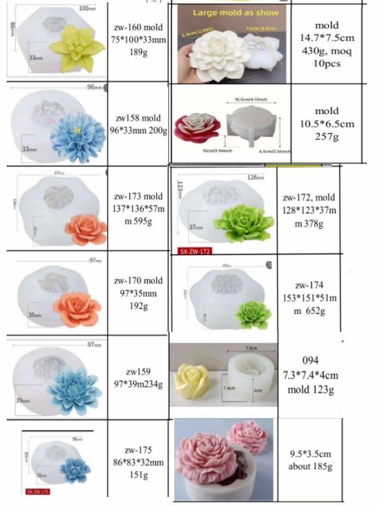Silicon Molds