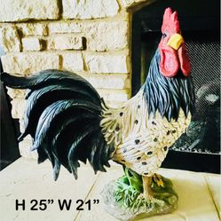 Large Rooster Decor 