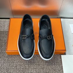 Hermes Men’s Leather Shoes With Box 2026 New 