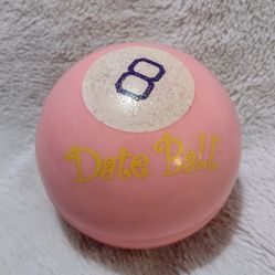Pink and Yellow Puzzle Date Ball