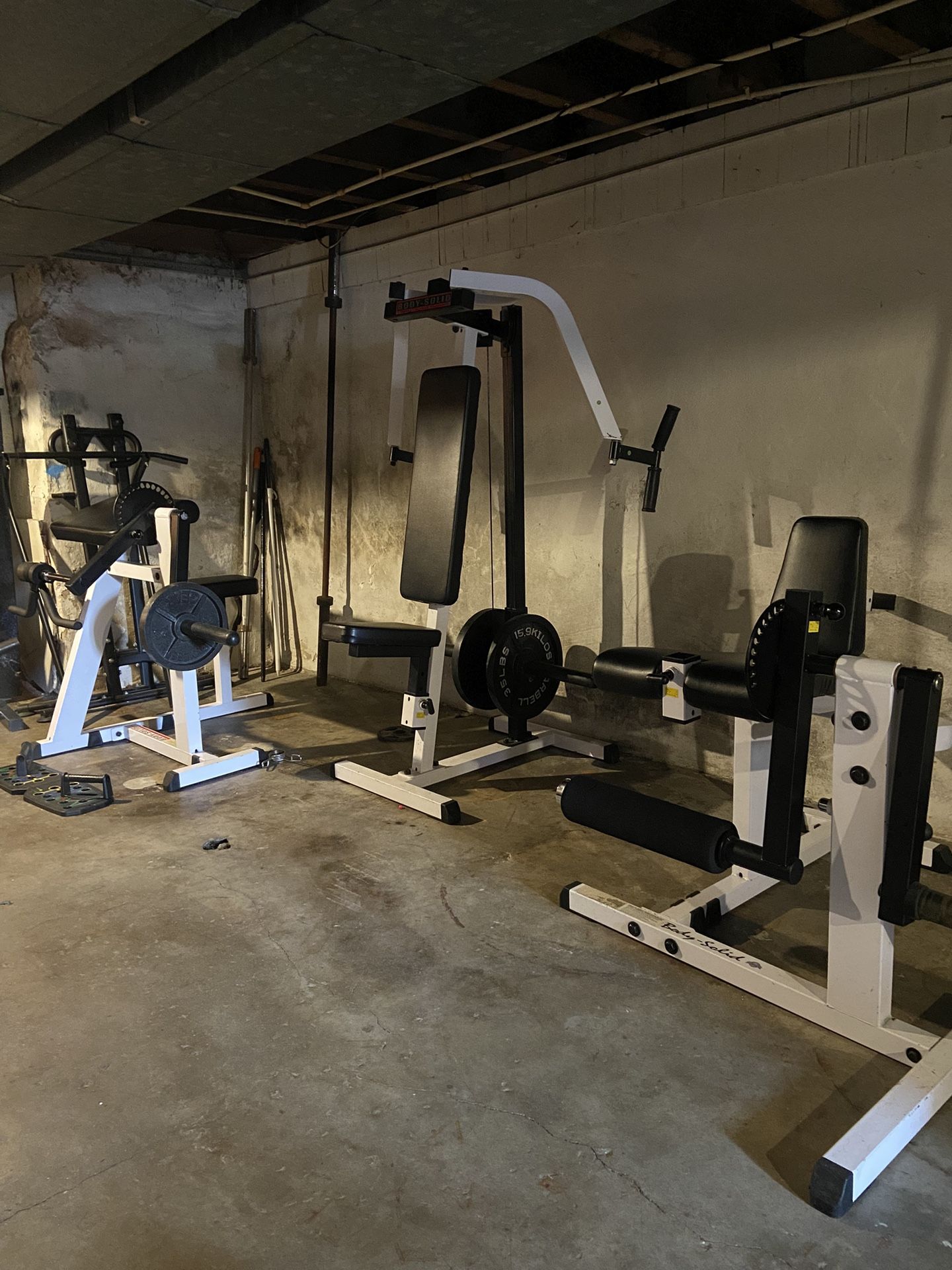3 Gym Machines