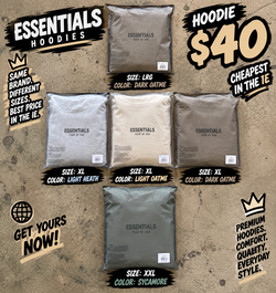 Essential Hoodie (Was $50 On Sale For $40, Sale Ends On Soon)
