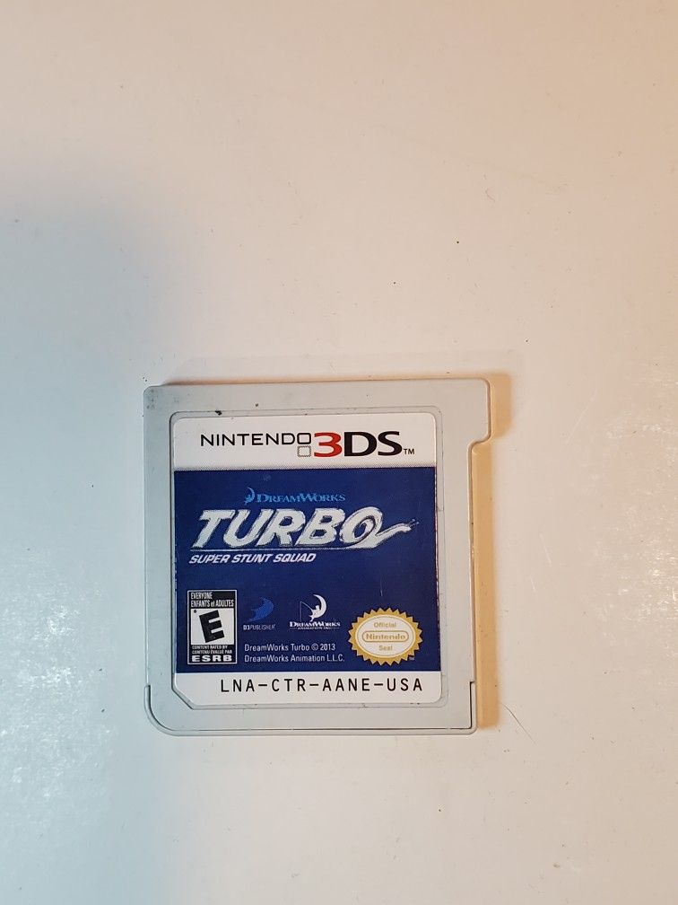 Turbo Super Stunt Squad Nintendo 3Ds