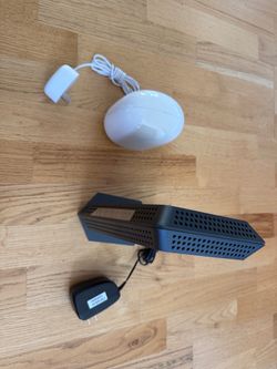Netgear CM1150V modem + Google WiFi 6E mesh G6ZUC wireless router