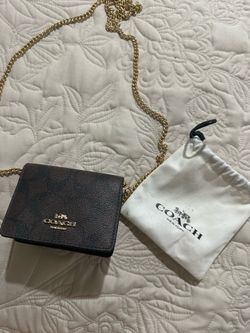 Coach mini wallet on chain