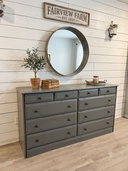 Solid wood, 10 drawer dresser- delivery available