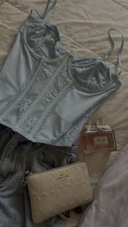 Blue corset Top