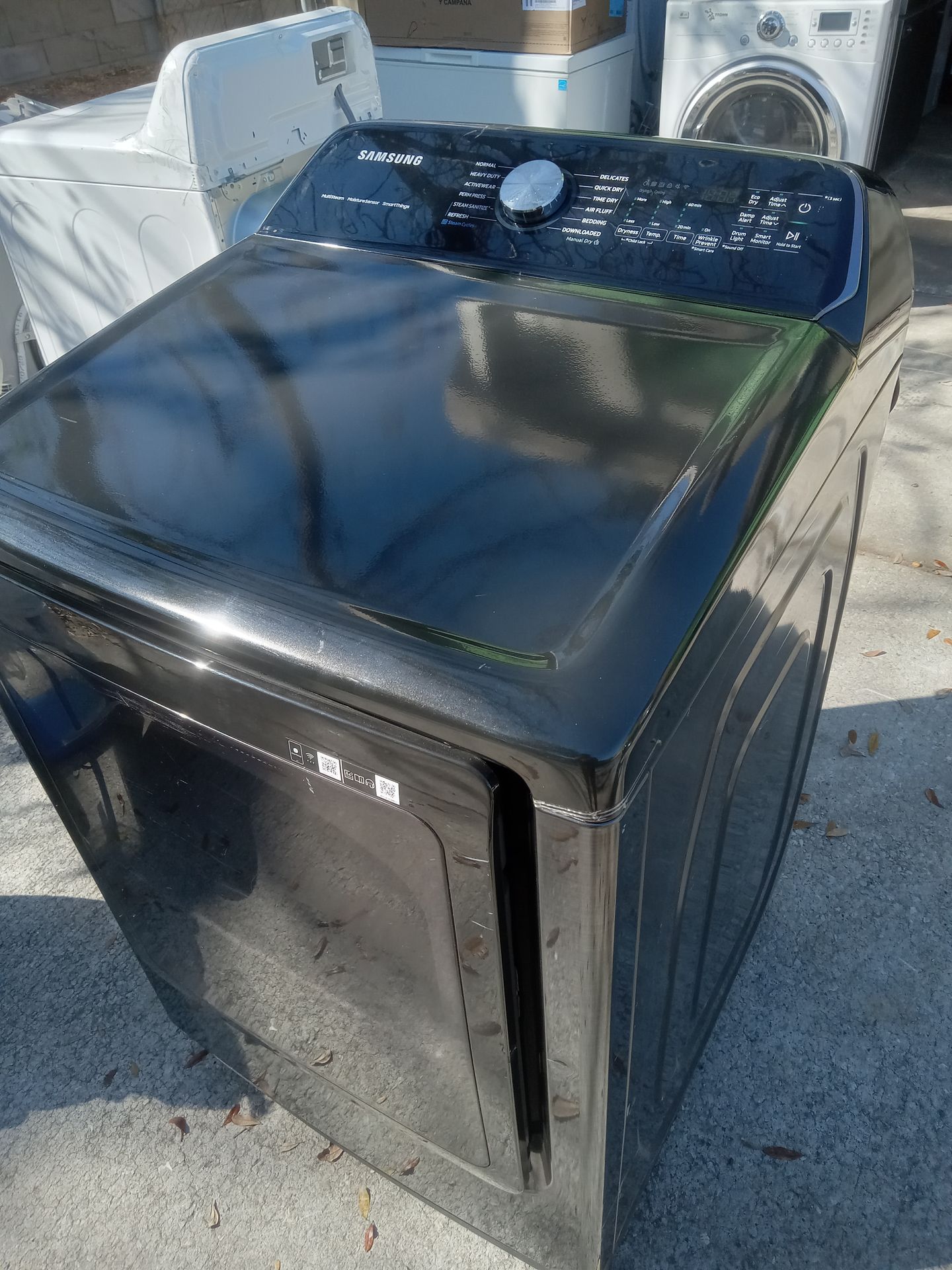 Samsung Dryer Gas brand new for low price working well