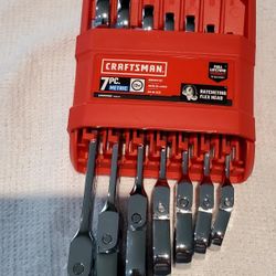 7pc. Craftsman Racheting Wrenches Set